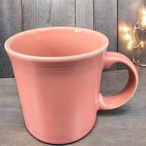 Fiesta Fiestaware HLC Stoneware Pottery Coffee Mug Cup Pink Peony Mug Cup VTG